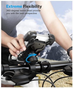Supporto Universale per Smartphone da Bicicletta in ABS di Alta Qualità, Rotazione a 360 Gradi, Flessibile e Portatile per Dispositivi da 4-7 Pollici - Product Image 5