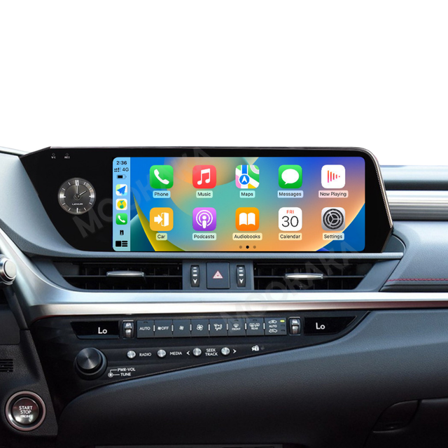 Car Radio 12.3 Inch for Lexus ES 2018-2021 CarPlay Car Multimedia Player GPS Navigation Car Stereo Head Unit Android 14