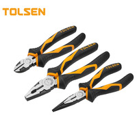 Ensemble de 3 pinces coupantes combinées industrielles TOLSEN 10410