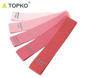 Bandas de Resistencia Cortas de Tela para Ejercicio Físico TOPKO, Mini Bandas de Resistencia - Product Image 3