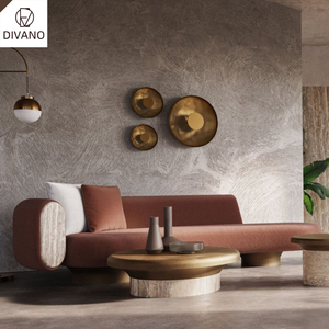 Sofá Moderno Retro Blanco de Estilo Italiano para Sala de Estar, Chaise Longue Suspendido de Lujo para el Hogar, Modelo DV-01-SUSPENC - Product Image 3