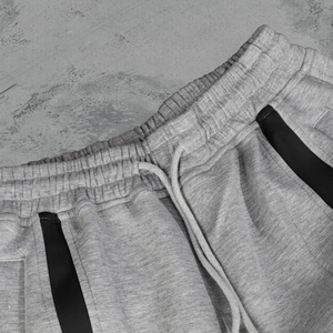 Conjunto de Sudadera con Capucha y Pantalones Anchos de Estilo Patchwork, Color en Contraste, Bordado, Corte Cuadrado, Chándal Deportivo para Hombre - Product Image 5