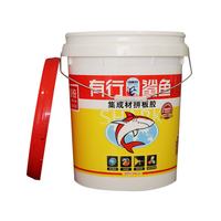 Seaux de stockage empilables en PP pour peinture au latex, imprimés sur mesure, pour entrepôt et stockage en vrac