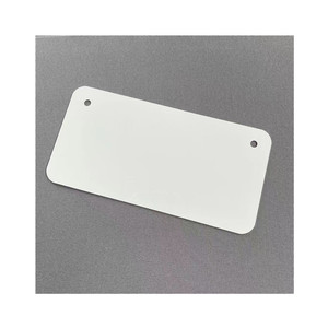 Fabricante 12 "x 6" blanco espacios en blanco tinte sublimación <span class=keywords><strong>de</strong></span> aluminio matrícula <span class=keywords><strong>de</strong></span> bicicleta personalizada sublimación impresión etiquetas <span class=keywords><strong>de</strong></span> bicicleta - Product Image 6