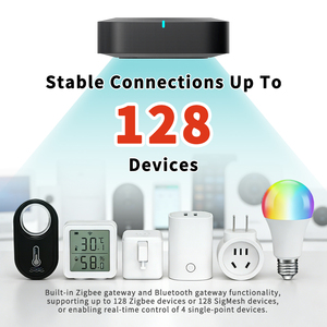 Passerelle Tuya ZigBee+BLE Hub, télécommande universelle pour maison intelligente, contrôle vocal Alexa/<span class=keywords><strong>Google</strong></span>, contrôle par application pour Android Smart - Product Image 3