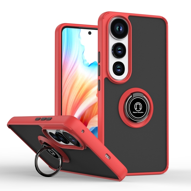 Hot Sale Vivo V50 Lite 5G Phone Case Shockproof Full Cover Transparent Matte TPU with Ring Holder Mobile Phone Cases