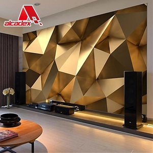 Pannello Composito in Alluminio Alcadex 3mm Dorato Spazzolato <span class=keywords><strong>per</strong></span> Decorazione Interna, Controsoffitti e Cartelloni Pubblicitari - Product Image 1