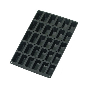 Molde para mini pasteles de 30 cavidades, negro, para cupcakes y pasteles pequeños - Product Image 1