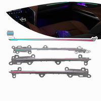 Kit de bandes lumineuses d'ambiance 64 couleurs pour voiture, contrôle par bouton et application, 19-en-1, pour Toyota Harrier Venza 2022-2024