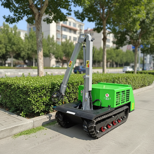 Équipement <span class=keywords><strong>de</strong></span> coupe pour l'aménagement paysager municipal - Tondeuse sur chenilles avec bras pliable et taille-<span class=keywords><strong>haie</strong></span> électrique - Product Image 5