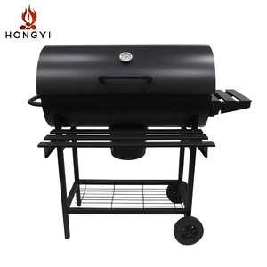 HONGYI Parrilla de Carbón Grande Estilo Americano con Ruedas y Asador Eléctrico para Exteriores - Product Image 5