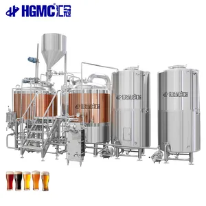 5bbl Brewing Equipment New Craft Micro Red Copper Beer Brewing Equipment 7BBL 7.5BBL Brewery System