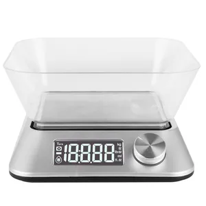魅力的なデザイン360度回転可能なプッシュボタンスイッチ家庭用電子デジタルキッチンスケール食品計量スケール