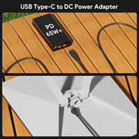 Cable Adaptador de Corriente USB Tipo-C DC de Múltiples Longitudes (2M/3M/5M/10M/15M) Compatible con Starlink para Cámara
