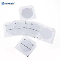 Filtro de Membrana de MCE Estéril de 47 mm, 0.45 µm, 0.22 µm, con Rejilla, Blanco y Negro, Mezcla de Ésteres de Celulosa para Análisis Microbiológicos