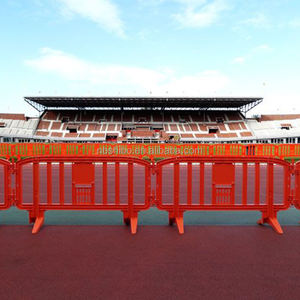 Valla de seguridad vial de plástico flexible, soporte de barricada <span class=keywords><strong>MOVIT</strong></span>, barrera peatonal, barreras de carretera resistentes, barrera de control de multitudes de 6,5 pies - Product Image 3