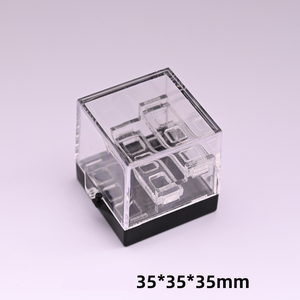 Boîte d'affichage en acrylique moderne pliable personnalisée Mingshi, écologique, avec couvercles magnétiques, support pour la publicité de vente au détail, cartes à jouer - Product Image 6