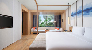 Juego de muebles de dormitorio personalizados modernos y duraderos, camas de hotel de madera de alta calidad para apartamento o villa de Hotel Polman - Product Image 4