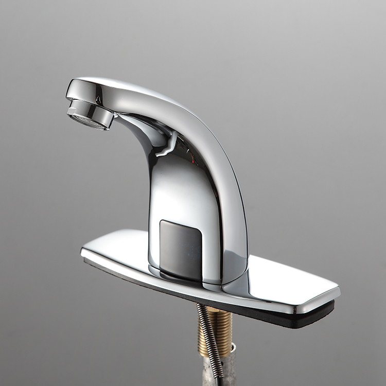 Высококачественный медный автоматический смеситель с инфракрасным датчиком, раковина, раковина, одиночный холодный инфракрасный смеситель с датчиком