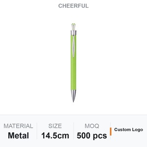 10 Slim <b>Retractable</b> Ballpoint <b>Pens</b> with Faceted Crystal Accents Chrome Trim & Diamond Scale Barrels - Custom Logo Gift Set - Product Image 1