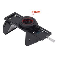 Parfocal 2D 3D Switchable Monocular Zoom Microscope Lens WD100 0.7X-5X C-Mount Industrial Lens