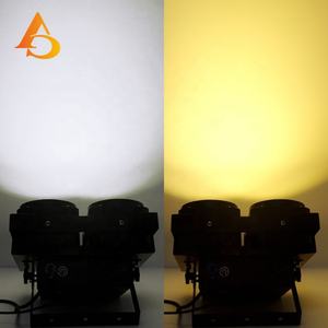 Luces de Escenario DMX 2 en 1 Cálidas y Frías, 4x100w, LED COB Blanco, Luz Cegadora para Audiencia - Product Image 6