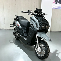 Scooter électrique chinois très vendu, moto électrique 2000W, Moto Electrica Cruiser, exportation vers l'Amérique du Sud