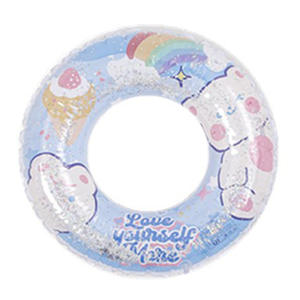 Flotador de Natación para Niños, Transparente, con Lentejuelas, Grueso, con Estampado de Dibujos Animados, Ecológico, de PVC, para Debajo del Brazo - Product Image 5