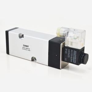 4M210-08 4M310-10 4M410-15 1/4 3/8 1/2 Válvula solenoide de control de aire Airtac de bobina simple 5/2 Válvulas solenoides de placa piloto Namur - Product Image 5