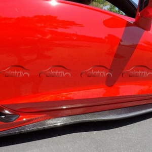 สเกิร์ตข้างคาร์บอนไฟเบอร์ทรง H1 สำหรับ Chevrolet Corvette C7 ปี 2013+ ชุดแต่งรถยนต์ - Product Image 5