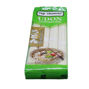 Fideos Udon Japoneses Secos Bajos en Calorías, Dieta Adelgazante, Fideos de Trigo Gruesos y Masticables, Cocción Rápida en 3 Minutos - Product Image 1