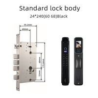 Automatische Biometrische Vingerafdruk 3d Gezichtsherkenning Digitale Slimme Deurslot Wifi Camera Voor Hout Aluminium Nieuwe Tuya Product Cloud