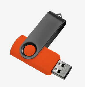 แฟลชไดรฟ์ USB สีส้มแบบหมุนได้ ความจุ <span class=keywords><strong>8GB</strong></span> รับทำโลโก้ OEM จำ<span class=keywords><strong>น</strong></span>วนมาก สำหรับของขวัญส่งเสริมการขายและของที่ระลึกสำหรับองค์กร - Product Image 4