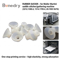 Ventouse en caoutchouc silicone pour pièces d'alimentation de perforatrice Müller Martini 3212.1380.4 1514.1709.4 20.1903 SU 76