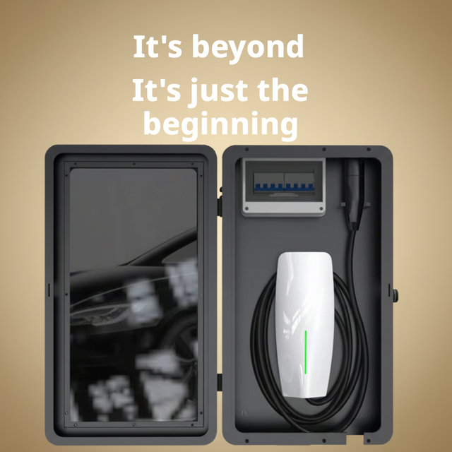 New IP65 Waterproof Outdoor EV Charger Protection Cabinet Lockable Metal Security Box 10-Year Warranty for Home Commercial Use
