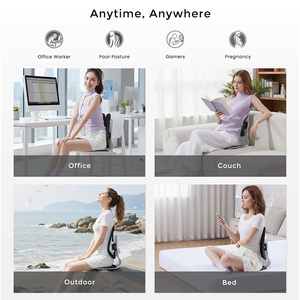 Cuscino Ergonomico Ortopedico per Sedia da Ufficio, Morbido e Traspirante in Polipropilene, Supporto Lombare Elastico Regolabile in Altezza - Product Image 6