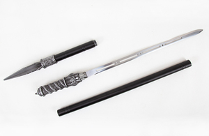 Épée chinoise traditionnelle de 109 cm, arme d'arts <span class=keywords><strong>martiaux</strong></span>, non affûtée, sûre, performance de fitness - Product Image 5