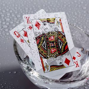 Cartas de Póker de PVC con Logotipo Personalizado al por Mayor, Cartas de Póker de Plástico Sublimadas, Lavables, Negras, Impermeables, de Lujo, para Publicidad - Product Image 3
