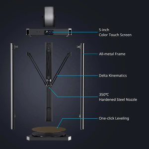 Impresora 3D <span class=keywords><strong>Flsun</strong></span> <span class=keywords><strong>V400</strong></span> Max, Tecnología FDM Automática, USB para Prototipos, Filamento ABS, Nailon, PLA, TPU, Aluminio, Nueva, 1 Año de Garantía - Product Image 2