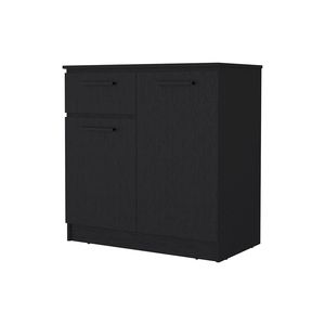 Commode Loonam noire à 2 portes et 1 tiroir - Product Image 3