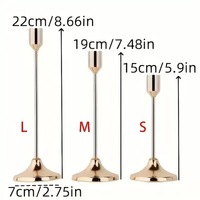 Ensemble de 3 candélabres en forme d'étoile de Noël en laiton doré, 3 tailles, verre pour bougies chauffe-plat, écologiques, décoration de table pour la maison, fête de Noël, ornement