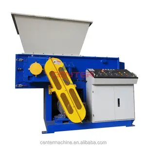 Plastic Recycling Mini Single Axis Garbage Shredder Shredder 600 Small Rubber Crusher