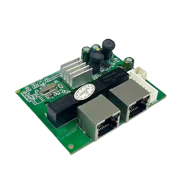 Realtek Chip RTL8367N Gigabit Switch OEM Bandwidth 10G UTP 2pcs RJ45 and 1pcs 8pin Header 3port Gigabit Network Switch Module