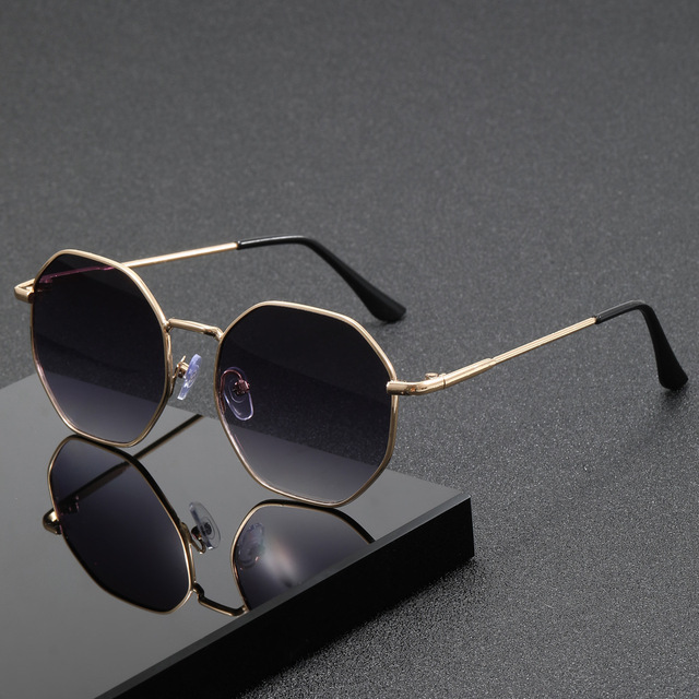 Metal Vintage Men Small Sun Glasses Custom Logo Women Eyewear Manufacturer Trendy Designer Style Sunglasses