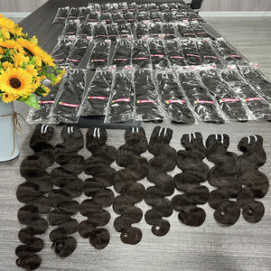 Fornitori di Capelli Vergini Cambogiani di Visone, Vendita all'Ingrosso di Fasci di Capelli Allineati alla Cuticola, Non Trattati, 100% Capelli Umani Grezzi Cambogiani - Product Image 5