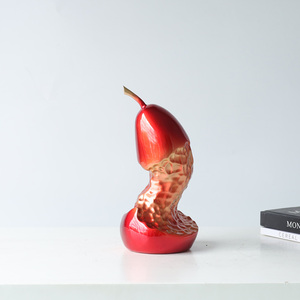 Máy tính để bàn nghệ thuật Đồ trang trí hiện đại nhựa xấu lê tác phẩm điêu khắc nhà phòng khách thủ công mỹ nghệ bạn bè Kinh doanh Quà Tặng - Product Image 5