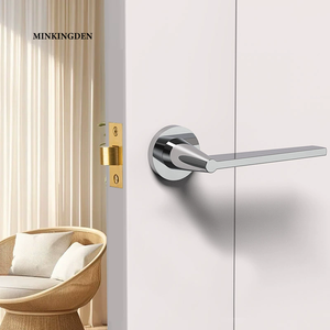 Pháp tỉnh phong cách rắn brass cửa xử lý Brushed Antique Bronze kết thúc chia thiết kế cửa đòn bẩy khu dân cư/Thương mại sử dụng - Product Image 3