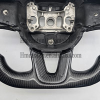 Produits personnalisés en cuir perforé Volant en fibre de carbone pour volant de voiture Dodge Challenger