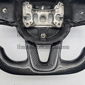 Customized Products Perforated Leather Carbon Fiber Steering Wheel <b>for</b> Dodge Challenger <b>Car</b> Steering Wheel - Product Image 4