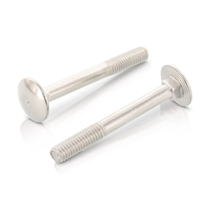 Boulon à tête champignon à col carré, fixation industrielle robuste, quincaillerie de construction durable, pour moteurs et machines, en aluminium/acier - Product Image 2